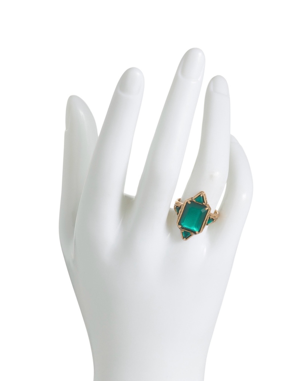 Kendra Scott x Disney The Queen Vintage Green Mother of Pearl Statement Ring - Picture 2 of 12